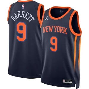 Clásico RJ Barrett New York Knicks Jordan Brand Unisex Swingman Jersey Statement Edition Navy