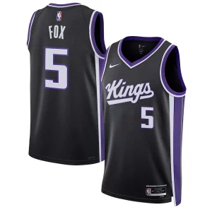 Maravilloso De'Aaron Fox Sacramento Kings Nike Unisex Swingman Jersey Association Edition Black
