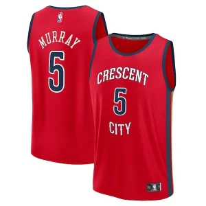 Maravilloso Magnífico Dejounte Murray New Orleans Pelicans Youth Fast Break Replica Player Jersey Statement Edition Red