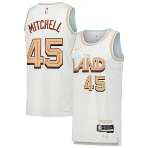 Comodo Donovan Mitchell Cleveland Cavaliers Nike Swingman Player Jersey City Edition White