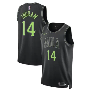 Comodo Fácil de llevar Brandon Ingram New Orleans Pelicans Nike Unisex 2023/24 Swingman Jersey Black City Edition