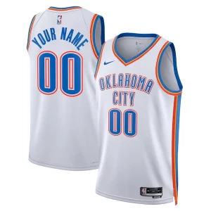 Comodo Sofisticado Duradero Oklahoma City Thunder Nike Unisex Swingman Custom Jersey White Association Edition