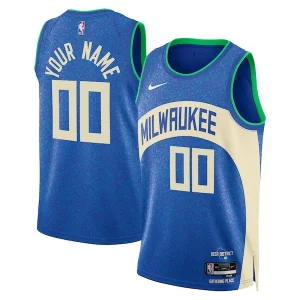 Encantador Perfecto Milwaukee Bucks Nike Unisex 2023/24 Custom Swingman Jersey Royal City Edition