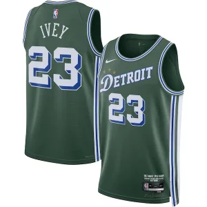 Bonito Encantador Elegante Jaden Ivey Detroit Pistons Nike 2022/23 Swingman Jersey City Edition Green