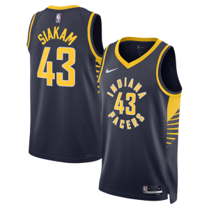 Hermoso Práctico Clásico Pascal Siakam Indiana Pacers Nike Unisex Swingman Jersey Icon Edition Navy