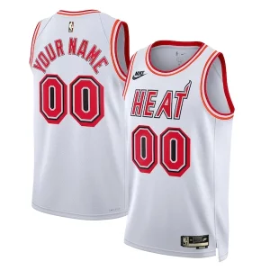 Resistente Miami Heat Nike Unisex 2022/23 Custom Swingman Jersey Classic Edition White
