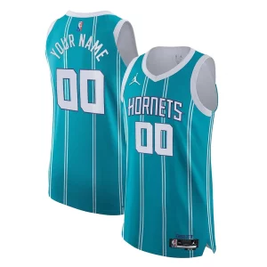 Sofisticado Chulo Cool Charlotte Hornets Nike 2021/22 Diamond Swingman Authentic Custom Jersey Icon Edition Teal