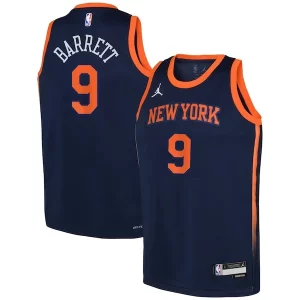 Estupendo RJ Barrett New York Knicks Jordan Brand Youth Swingman Jersey Statement Navy