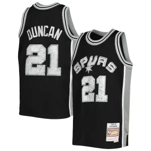 Elegante Ideal Atractivo Tim Duncan San Antonio Spurs Youth 1998/99 Hardwood Classics 75th Anniversary Diamond Jersey