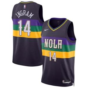 Versátil Brandon Ingram New Orleans Pelicans Nike Unisex 2022/23 Swingman Jersey City Edition Purple