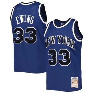 Clásico Maravilloso Delicioso Patrick Ewing New York Knicks 1997/98 Hardwood Classics Off Court Swingman Jersey Blue