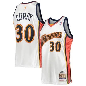 Elegante Delicioso Estupendo Stephen Curry Golden State Warriors 2009/10 Hardwood Classics Authentic Jersey White