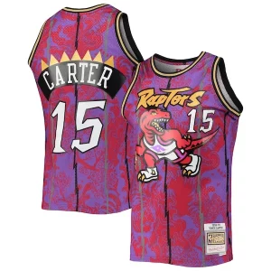 Fantástico Vince Carter Toronto Raptors Hardwood Classics 1998/99 Lunar New Year Swingman Jersey Purple