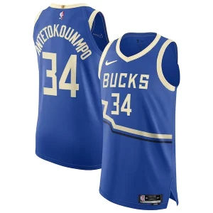 Exquisito Duradero Magnífico Giannis Antetokounmpo Milwaukee Bucks Nike 2024/25 Authentic Player Jersey City Edition Royal