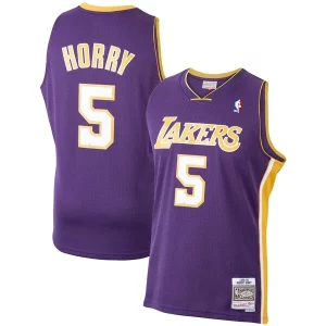 Resistente Robert Horry Los Angeles Lakers 1999/00 Hardwood Classics Swingman Jersey Purple