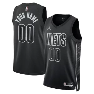 Estupendo Brooklyn Nets Jordan Brand Unisex 2022/23 Swingman Custom Jersey Statement Edition Black