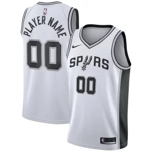 Elegante Clásico Perfecto San Antonio Spurs Nike 2020/21 Swingman Custom Jersey Association Edition White