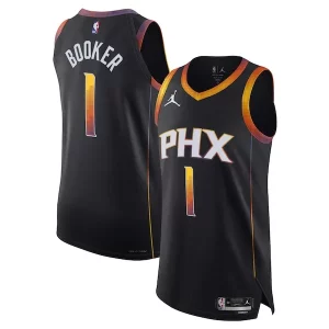 Robusto Atractivo Fácil de llevar Devin Booker Phoenix Suns Jordan Brand Authentic Player Jersey Statement Edition Black