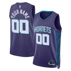 Comodo Charlotte Hornets Jordan Brand Unisex 2022/23 Swingman Custom Jersey Statement Edition Teal
