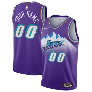 Moderno Utah Jazz Nike Unisex 2022/23 Custom Swingman Jersey Classic Edition Purple