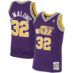 Hermoso Karl Malone Utah Jazz 1991/92 Hardwood Classics Swingman Jersey Purple