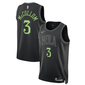 Maravilloso Fantástico Práctico CJ McCollum New Orleans Pelicans Nike Unisex 2023/24 Swingman Jersey Black City Edition
