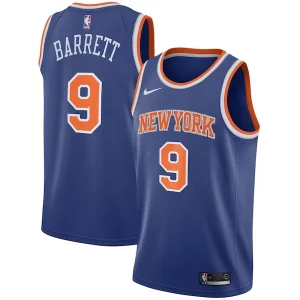 Lujoso Clásico RJ Barrett New York Knicks Nike Swingman Jersey Blue Icon Edition