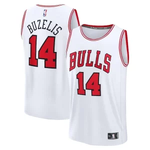 Perfecto Matas Buzelis Chicago Bulls Fast Break Replica Player Jersey Association Edition White