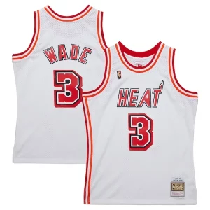 Elegante Dwyane Wade Miami Heat 2007/08 Hardwood Classics Swingman Jersey White