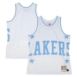 Chulo Encantador Los Angeles Lakers Hardwood Classics Blown Out Fashion Jersey White