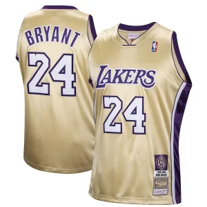 Sofisticado Atractivo Kobe Bryant Los Angeles Lakers Hall of Fame Class of 2020 #24 Authentic Hardwood Classics Jersey Gold