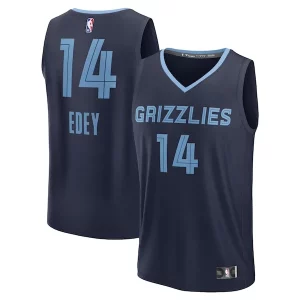 Lujoso Práctico Zach Edey Memphis Grizzlies 2024 NBA Draft Fast Break Player Jersey Icon Edition Navy