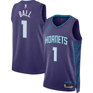 Práctico Fantástico Chulo LaMelo Ball Charlotte Hornets Jordan Brand Unisex Swingman Jersey Statement Edition Purple