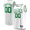 Magnífico Boston Celtics 2024 NBA Finals Champions Custom Fast Break Jersey White Association Edition
