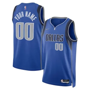 Magnífico Práctico Exquisito Dallas Mavericks Nike 2021/22 Diamond Swingman Custom Jersey Icon Edition Blue