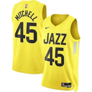 Moderno Delicioso Increíble Donovan Mitchell Utah Jazz Nike Unisex Swingman Jersey Icon Edition Gold