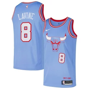 Increíble Fantástico Único Zach LaVine Chicago Bulls Nike Swingman Player Jersey City Edition Blue