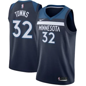 Duradero Karl Anthony Towns Minnesota Timberwolves Nike Swingman Jersey Navy Icon Edition