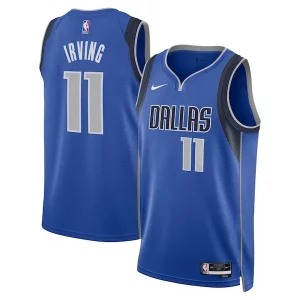 Maravilloso Fácil de llevar Kyrie Irving Dallas Mavericks Nike Unisex Swingman Replica Jersey Icon Edition Blue