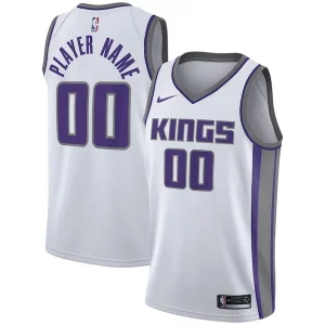 Único Ideal Sacramento Kings Nike 2020/21 Swingman Custom Jersey Association Edition White