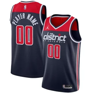 Ideal Washington Wizards Jordan Brand Swingman Custom Jersey Statement Edition Navy