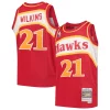 Bonito Robusto Clásico Dominique Wilkins Atlanta Hawks Youth 1986/87 Hardwood Classics Swingman Throwback Jersey Red