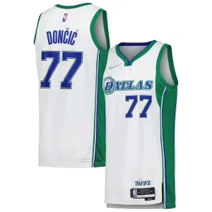 Exquisito Atractivo Clásico Luka Dončić Dallas Mavericks Nike Swingman Player Jersey City Edition White