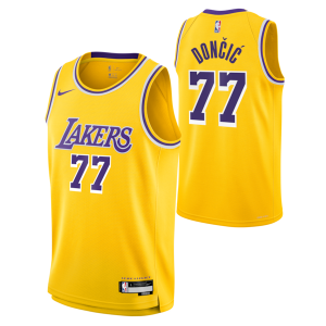 Sofisticado Luka Dončić Los Angeles Lakers Nike Unisex Swingman Jersey Icon Edition Gold