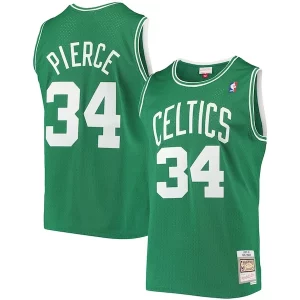 Práctico Paul Pierce Boston Celtics Hardwood Classics Swingman Jersey Kelly Green