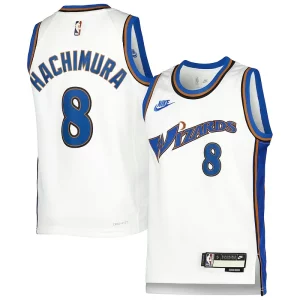 Original Rui Hachimura Washington Wizards Nike Youth 2022/23 Swingman Jersey White Classic Edition