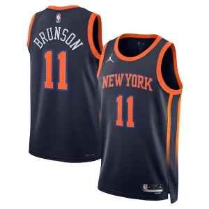 Cool Original Encantador Jalen Brunson New York Knicks Jordan Brand Unisex Swingman Player Jersey Statement Edition Navy
