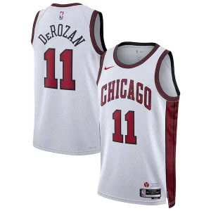 Atractivo Versátil DeMar DeRozan Chicago Bulls Nike Unisex 2022/23 Swingman Jersey City Edition White