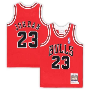 Estupendo Perfecto Genial Michael Jordan Chicago Bulls Toddler 1997/98 Hardwood Classics Authentic Jersey Red/Black/White