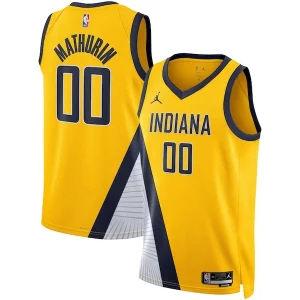 Chulo Único Hermoso Bennedict Mathurin Indiana Pacers Jordan Brand Unisex Swingman Jersey Statement Edition Gold